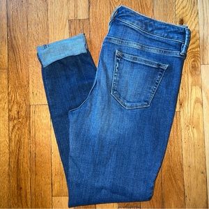 Ankle crop hem jeggings